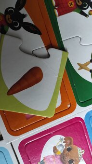 Dětské puzzle Lisciani Bing /memino Granna protiklady - 4