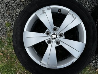 Originál alu kola Škoda Superb 3 5x112 R17 - 4