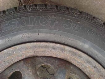 Disky Nissan, zimní Sava Eskimo S3, M+S, 185/60/14, 4x - 4
