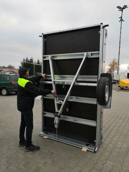 Přívěs 2,65x1,5x0,39m 750kg sklopný,kolečko LDR098 - 4