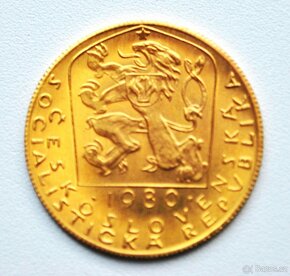 Zlatý dukát výročí úmrtí Karla IV 1980 - 4