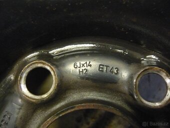 Originál disky Škoda 14" kola 14", disky 14". - - 4