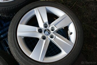 sada original alu kola Skoda 16 take Audi Seat VW letni pneu - 4