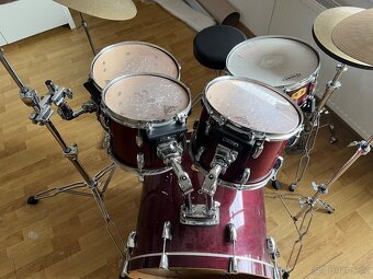 Akustické bicí Pearl Vision VMX + hardware a Paiste činely - 4