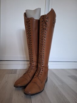 Jezdecké boty Busse Laval 39 široké lytko - 4