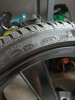 Zimní alu kola R20 8.5x20 5x112 ET25 - pneu Michelin 245/35 - 4