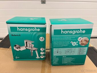 Páková vanová baterie na stěnu Hansgrohe Rebris E - 4
