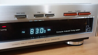 LUXMAN T-530, špičkový Hi-End tuner v top stavu + manuál - 4