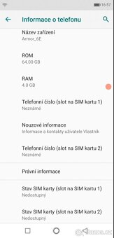 Prodám telefon Ulefone Armor 6e 4GB/64GB černý - 4