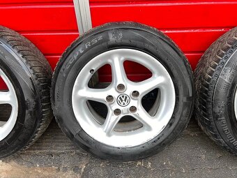 Original ALU kola Audi 15" 7,5J ET42,5 + pneu 195/65/R15 - 4