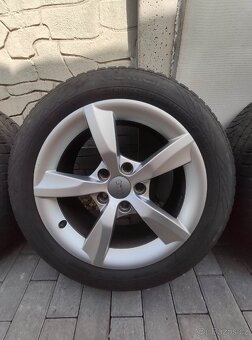 Prodám sadu kol Audi 7,5 jx16 h2 et37 - 4