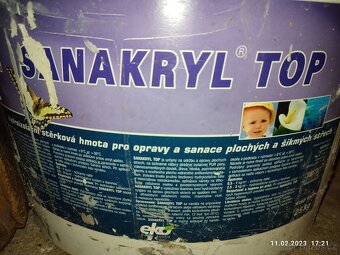 Nátěr hydroizolace Sanakryl Top 25 kg - 3 balení - 4