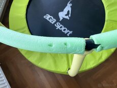 Prodám dětskou trampolínu Aga 116 cm Light Green/Yellow - 4