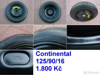 Rezerva dojezdovka originál Ford 5x108 4Jx16 ET25 - 4