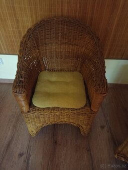 Proutěná křesla 2x - 4