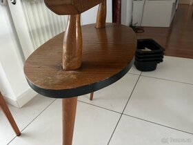 Dřevotvar antik stolek 80léta - 4