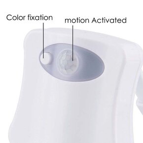 LED osvětlení WC mísy s čidlem aktivované pohybem 8 barev - 4