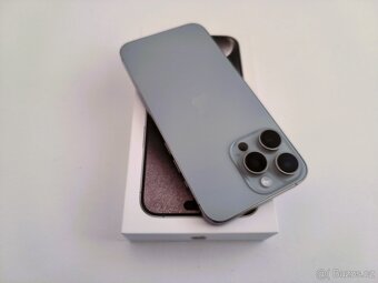 apple iphone 15 PRO MAX 256gb Natural Titanium / Batéria 90% - 4