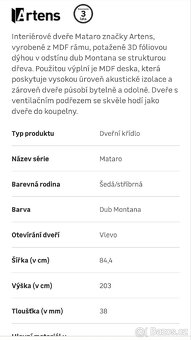 Dveře 80cm koupelna s obložkami - 4