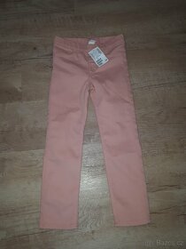 Nové dívčí kalhoty H&M a C&A vel. 110/116 - 4