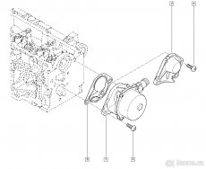 Prodám podtlakové čerpadlo-vývěva Dokker 1,5 dci 146505272R - 4