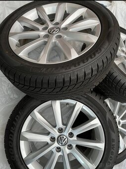 Alu Vw Passat B8 5/112 r17 + 215/55 r17 zimní - 4
