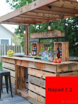 Dřevěné palety 400cm x 100cm - 4