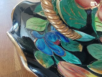 FAJÁNS VÁZA S MÍSOU HÉLÉNE UGO VALLAURIS PROVENCE FRANCE - 4