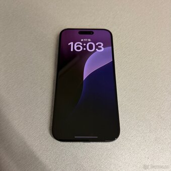 iPhone 15 Pro 256GB modrý titan, 100% baterie, rok záruka - 4