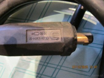 svařovací kabely 25mm2 včetně kleští - 4