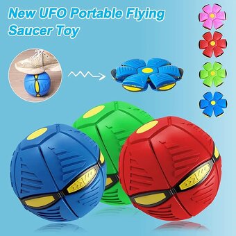 Červená, Hračka frisbee pro psy-Nová - 4