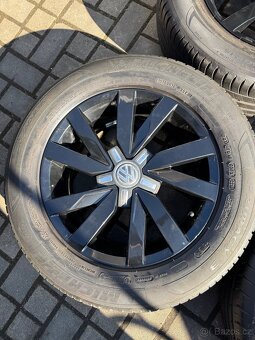 ORIGINÁL Alu Volkswagen ARAGON R16, 5x112 - TOP STAV, LETNÍ - 4