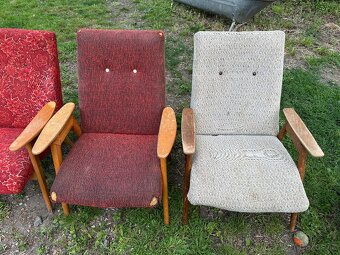 Různá RETRO křesla - cena 200-400,- za kus - 4