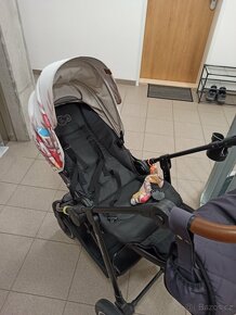 Kočár Kinderkraft Grande Lx Bird+ bohaté příslušenství+fusak - 4