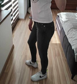 Dámské skinny rifle džíny Pepe Jeans Pixie šedé 27/30 - 4
