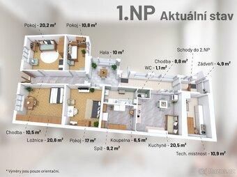 Prodej rodinného domu 4+1, 134 m², Bulhary, ev.č. 25PD104 - 4