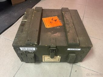 vojenská bedna 3ks ČSLA AČR šrapnely signálky - 4