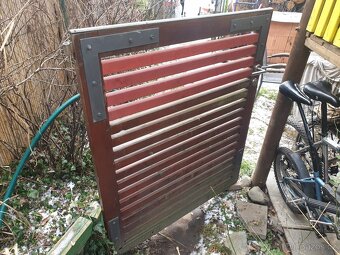 Vrátka branka dřevo železo - 4