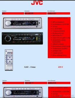 Autorádio CD HighEnd JVC KD-SH99RB - 4