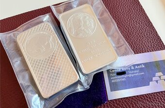 Investiční stříbro, stříbrný slitek 10 oz. American Buffalo - 4