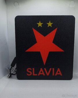 Prodám nové logo SK Slavia s podsvětlením - 4