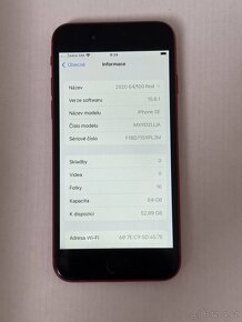 iPhone SE 2020 Red a SE 2022 Black - 4