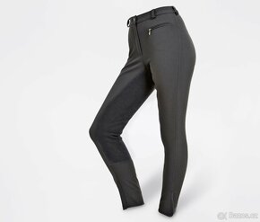 Dvoje černé rajtky s celokož. sedem Tchibo vel. 40 - 4