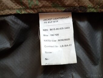 Ohnivzdorná nepromok bunda - FR MTP MVP - GB Army - 4