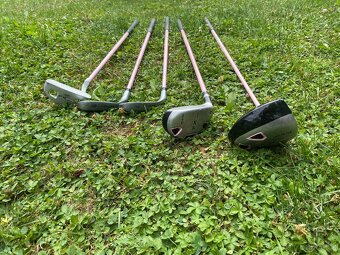 Golfové hole s bagem a vozíkem - 4