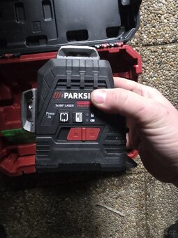 Laser 3 x 360 zelený Parkside performance - 4