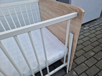 Dětská postýlka + kokosová madrace.  Postel - dětský pokoj - 4