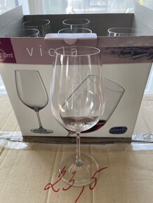 Tenké sklenice na víno Viola 450 ml - 1 skl. /42,- Kč - 4