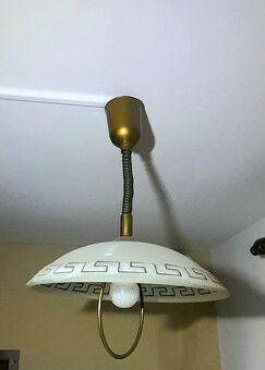 Lustr skleněný, stahovací. - 4