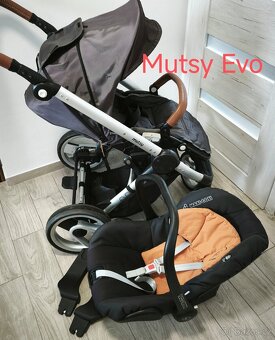 Mutsy Evo velmi zachovalý, nepolsky kočárek 3kmb - 4